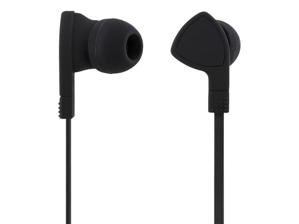 Streetz In-ear hörlurar med mikrofon, media/svarsknapp, 3. 5 mm, trasselfri, svart, Kabel, Samtal/musik, 20 - 20000 hz, 10 g, Headset, Svart