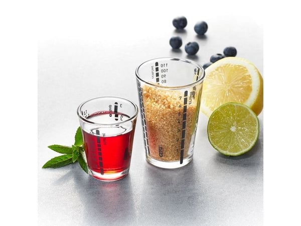 GEFU MESSI, 0,1 l, ml, oz, Glass, Gjennomsiktig, 0 - 95 °C, 84 mm