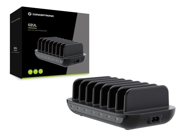 Conceptronic OZUL07B, Sisätila, AC, 20 V, musta