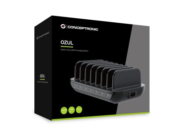 Conceptronic OZUL07B, Sisätila, AC, 20 V, musta