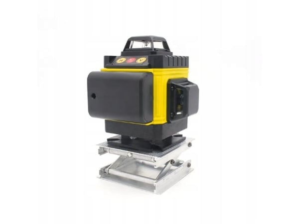 Extralink Rinkinys POZIOMICA LASEROWA KRZYOWA PASZCZYZNOWA LASER 4D ZE STATYWEM, 16 m, 0,1 mm/m, 1°, Pyörimistaso, musta, Keltainen, Akryylinitriil...