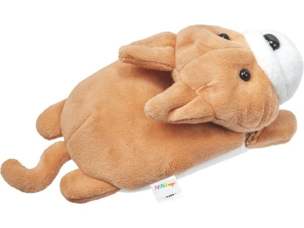 MAGMOJI Bulldog - Lomme for mobiltelefon / kredittkort - MagSafe-samsvar - plysjtøy