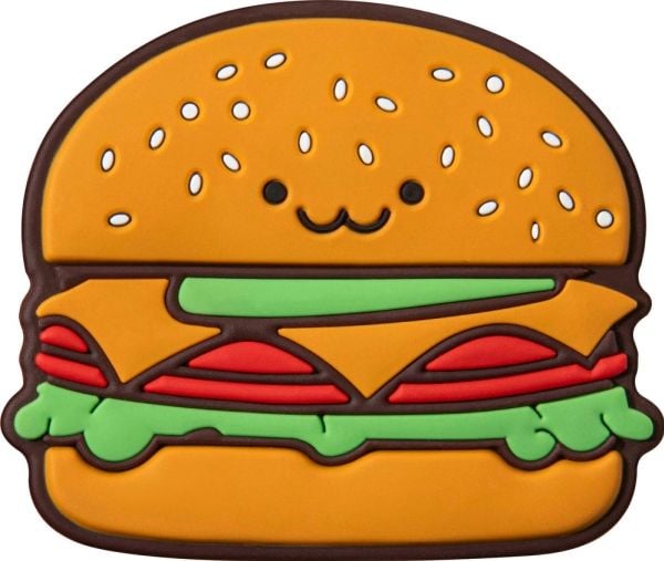 MAGMOJI Silly Hamburger moji - Logo badge for mobiltelefon