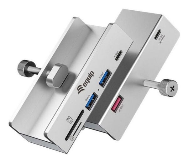 Equip 128968, USB 3.2 Gen 1 (3.1 Gen 1) Type-A, USB 3.2 Gen 1 (3.1 Gen 1) Type-A, USB 3.2 Gen 1 (3.1 Gen 1) Type-C, MicroSD (TransFlash), SD, 5000 ...