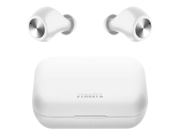 Streetz TWS-111, True Wireless Stereo (TWS), Samtaler/musikk, 20 - 20000 Hz, 43 g, Hodesett, Hvit