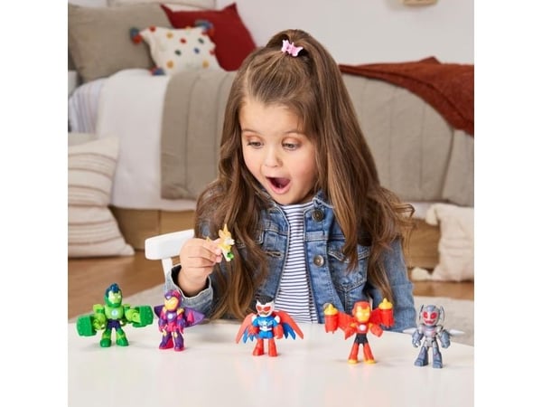 Iron Man & Friends Armored Up 6-pack figur 7,6 cm