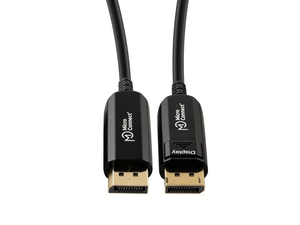 Microconnect DP-MMG-4000V1.4OP, 40 m, DisplayPort, DisplayPort, Hankjønn, Hankjønn, 7680 x 4320 piksler