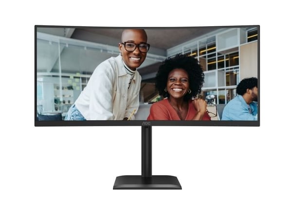 AOC E4 CU34E4CV, 86,4 cm (34"), 3440 x 1440 pixlar, UltraWide Quad HD, LCD, 4 ms, Svart