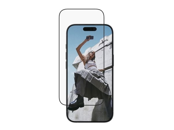 PanzerGlass SAFE. by ® Screen Protector w. Black Frame iPhone 17 | 16 Pro | Ultra-Wide Fit w. EasyAligner, Apple, Apple - iPhone 17, Apple - iPhone...