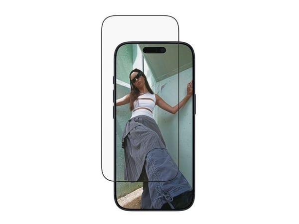SAFE. by PanzerGlass - Skjermbeskyttelse for mobiltelefon - with black frame, ultra-wide fit, with EasyAligner - glass - rammefarge svart - for App...