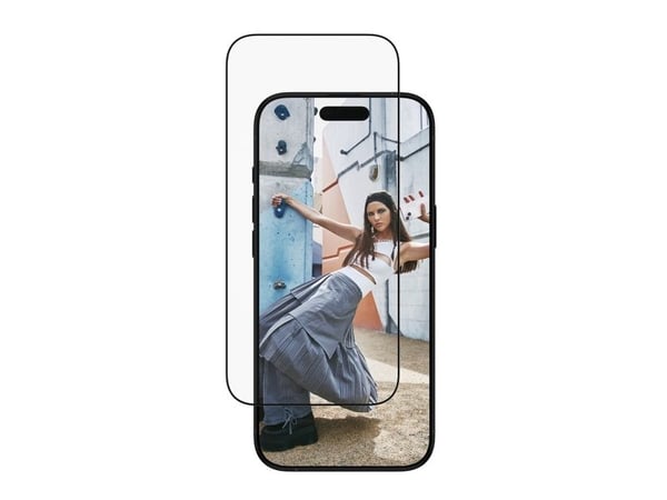 SAFE. by PanzerGlass - Skjermbeskyttelse for mobiltelefon - with black frame, ultra-wide fit, with EasyAligner - glass - rammefarge svart - for App...