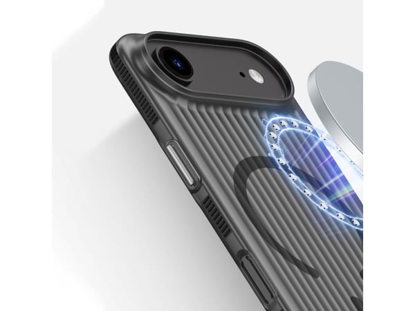 4smarts 541640, Etui, Apple, iPhone 17 Air, 16,8 cm (6.6"), Svart, Gjennomsiktig