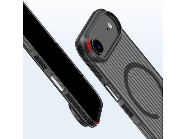 4smarts 541640, Etui, Apple, iPhone 17 Air, 16,8 cm (6.6"), Svart, Gjennomsiktig