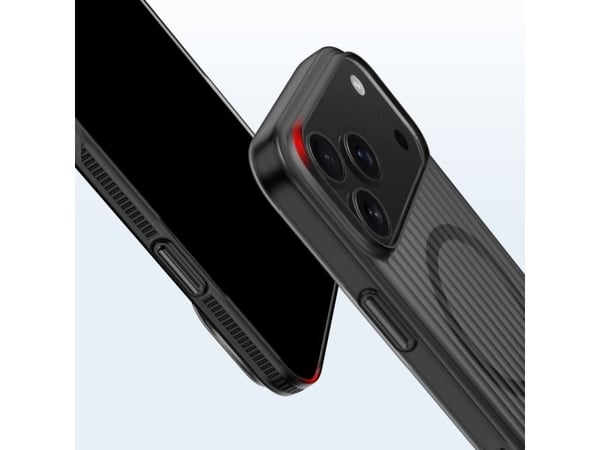 4smarts 541641, Etui, Apple, iPhone 17 Pro, 16 cm (6.3"), Svart, Gjennomsiktig