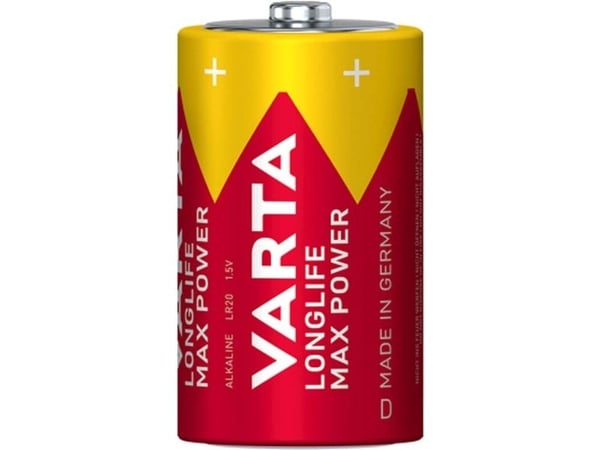 Varta 04720 101 422, LR20, Alkali, 1,5 V, 2 kpl, Punainen, Keltainen, Saksa