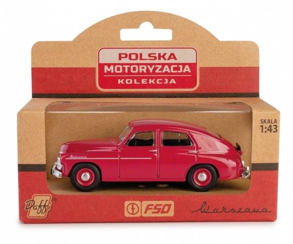 Figurin Papo Collection kommunistiska Warszawa M20 rödbrun