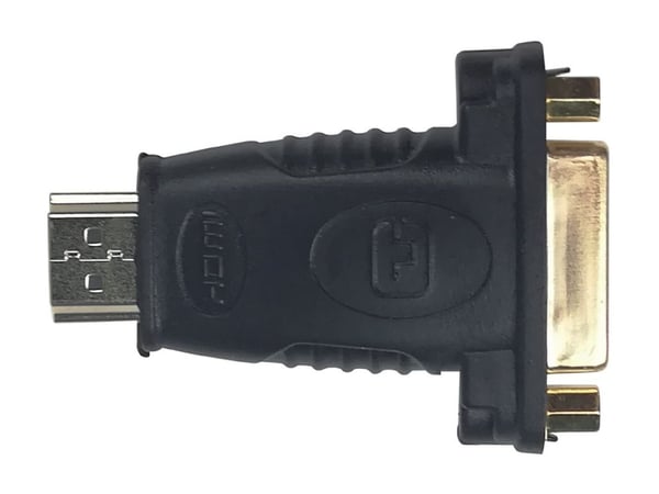 DELTACO - Adapterkabel - DVI-D hann til HDMI hann - svart