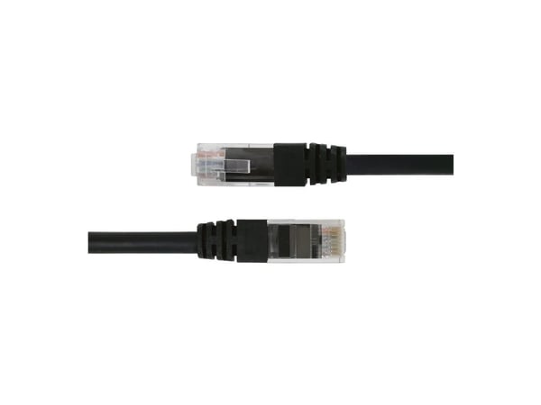 DELTACO - Koblingskabel - RJ-45 (hann) til RJ-45 (hann) - 2 m - UTP - CAT 6 - svart