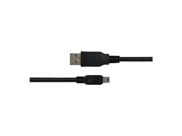 DELTACO - USB-kabel - mini-USB Type B (hann) til USB (hann) - USB 2.0 - 1 m - up to 480 Mbps - svart