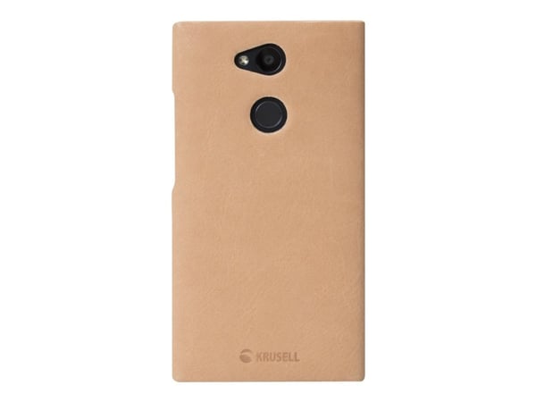 Krusell Sunne - Beskyttende deksel for mobiltelefon - ekte årgangslær - naken - for Sony XPERIA L2