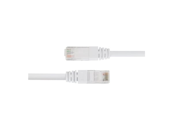 DELTACO - Koblingskabel - RJ-45 (hann) til RJ-45 (hann) - 3 m - UTP - CAT 6 - hvit