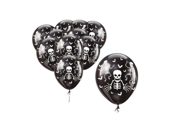 Skelettballonger, 10 st
