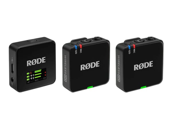 RØDE Wireless GO - 3:e generationen - mikrofonsystem - USB - svart