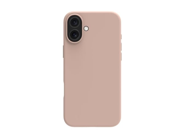 dbramante1928 Monaco - Baksidedeksel for mobiltelefon - MagSafe-samsvar - silikon, plastikk - rosa sand - for Apple iPhone 16 Plus
