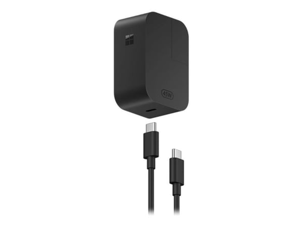 Microsoft - Strømadapter - AC / USB-C - 45 watt (USB-C) - på kabel: USB-C