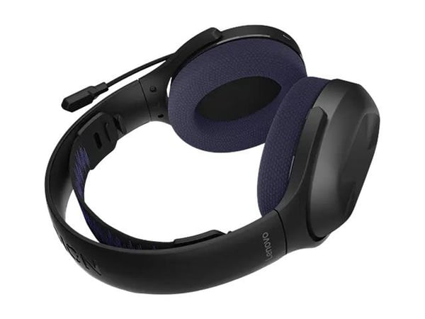 Lenovo Legion H410 - Hodesett - full størrelse - Bluetooth / 2,4 GHz radiofrekvens - trådløs - svart, purpur