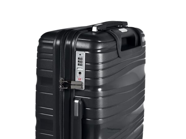 Kuffertsæt RW Travel Alfrida sort 20”/24”/28” PP-plast med TSA-lås