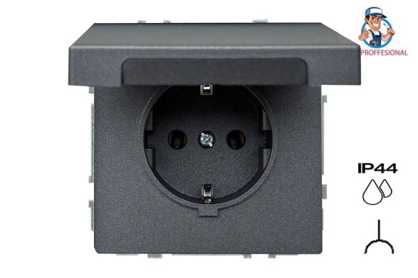 Liregus Socket Ikl16-208-01.M/Bm Modern Bl