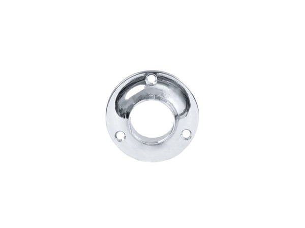 Lateral holder D25,3 hull skrue krom