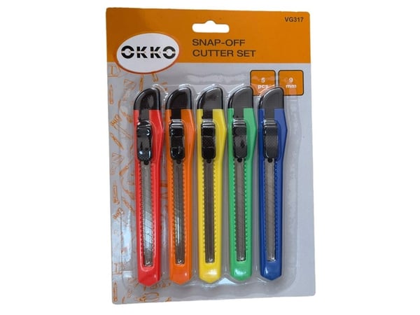 Okko construction knivblader VG317 9 mm (5 stk) Okko construction knivblader VG317 9 mm (5 stk)