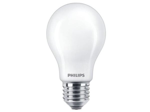 Philips LED Classic - LED-lyspære - form: A60 - mattslipt finish - E27 - 10.5 W (ekvivalent 100 W) - klasse D - varmglødslys - 2200-2700 K