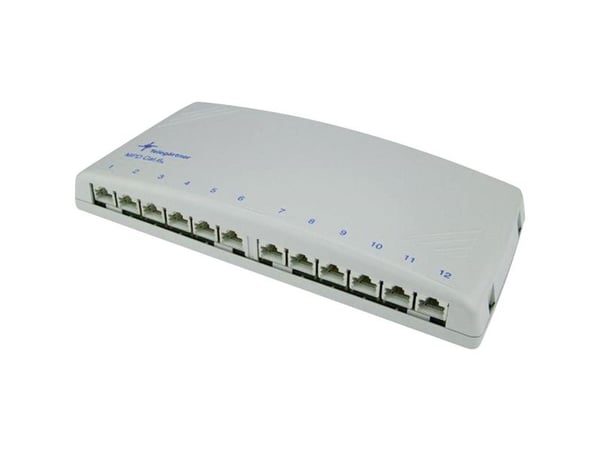 Telegärtner MPD12-HS CAT.6A, Cat6a, Hvit, RoHS, 256 mm, 46 mm, 124 mm