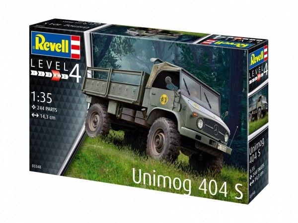 Revell plastmodellkjøretøy UNIMOG 404 S 1/35