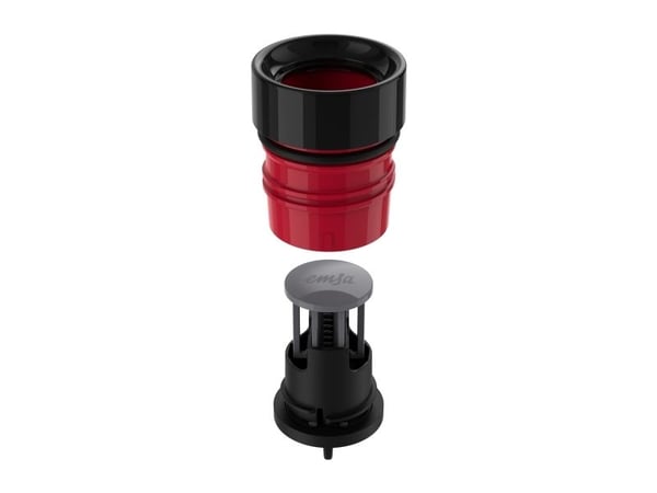 EMSA Bludrop Colour N31109, 700 ml, Daglig bruk, Svart, Rustfritt stål, 12 t, 6 t