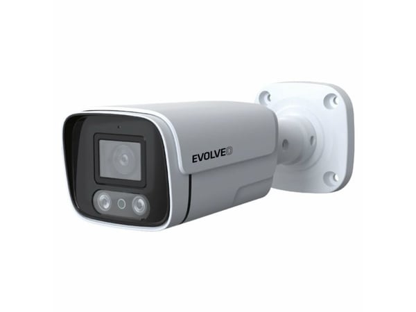 Evolveo Detective POE8, IP-sikkerhetskamera, Utendørs, Koblet med ledninger (ikke trådløs), Vegg, Sort, Hvit, Kule (form)