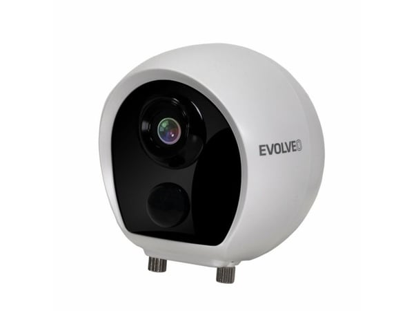 Evolveo DET-BT1, IP-sikkerhetskamera, Inne & Ute, Trådløs, Vegg, Hvit, Kuppel