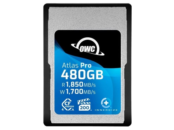 OWC Atlas Pro - Flash-minneskort - 480 GB - CFexpress 4.0 Typ A - TAA-kompatibel