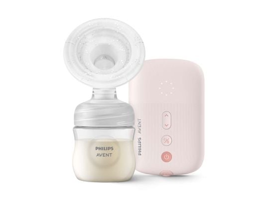 Philips AVENT Single Electric (sladdansluten) SCF395/01 Bröstpump, elektronisk, rosa, transparent