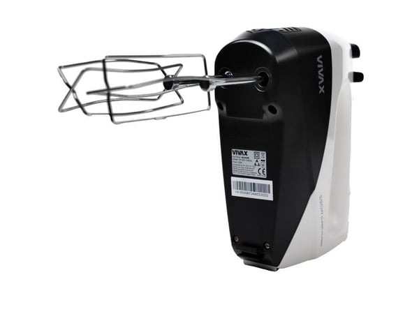 Vivax HM-550WB, Sauvasekoitin, musta, valkoinen, sekoittaminen, vatkaaminen, painikkeet, muovi, 550 W