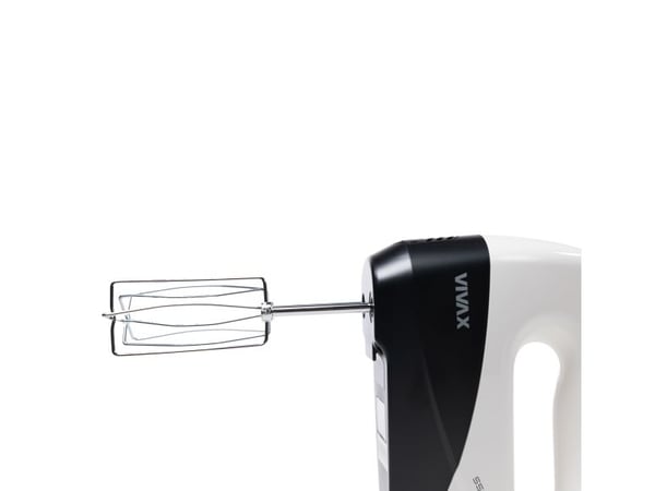Vivax HM-550WB, Sauvasekoitin, musta, valkoinen, sekoittaminen, vatkaaminen, painikkeet, muovi, 550 W