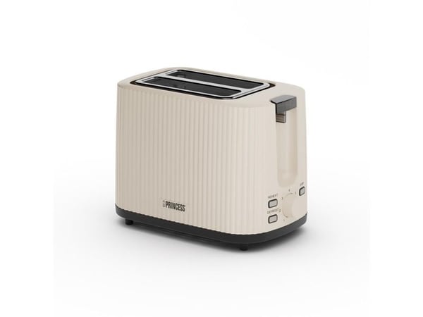 Princess Wave - Brødrister - 2 skive - 2 Spor - beige