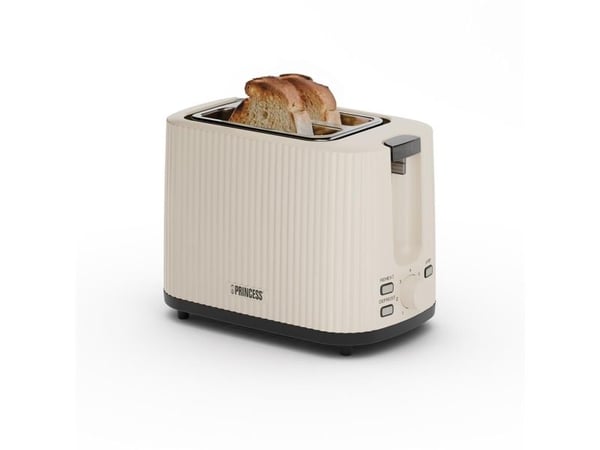 Princess Wave - Brødrister - 2 skive - 2 Spor - beige