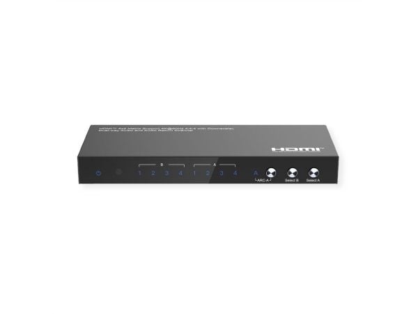 VALUE HDMI Matrix, 4x2, 4K60Hz, med fjernkontroll
