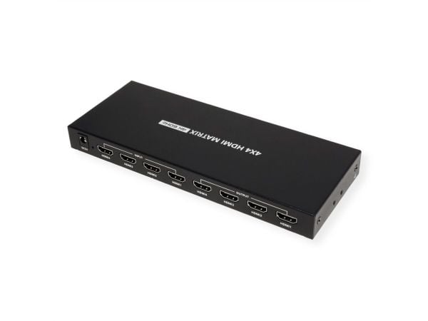 VALUE 14.99.3593, AV-matrisevelger, 18 Gbit/s, 4096 x 2160 piksler, 1.4/2.2, LPCM, DTS-HD, Dolby Atmos, Dolby TrueHD