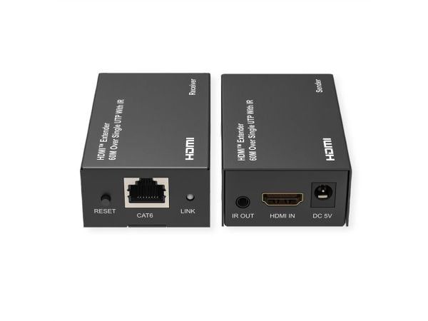 VALUE HDMI-laajennin kierretyllä parilla, 60 m