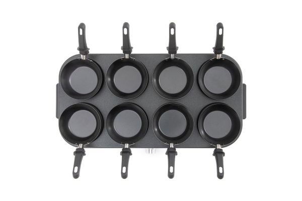 Fritel 142855, Benkeplate, Aluminium, Svart, Grå, Aluminium, 80 x 150 mm, 8 person(er)
